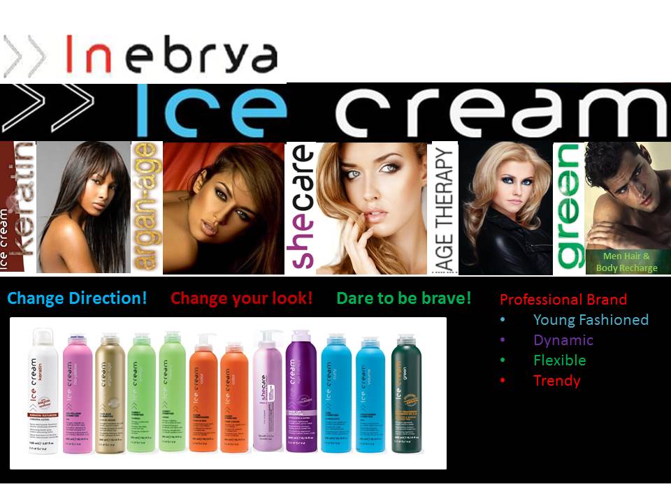 Ice Cream Inebrya Hair Color Chart