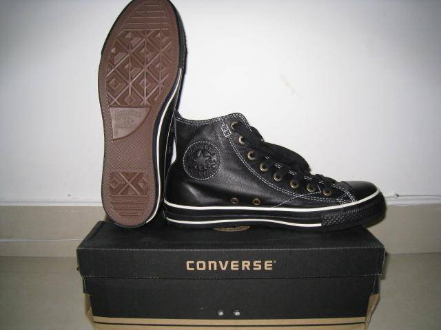 black converse high tops size 13