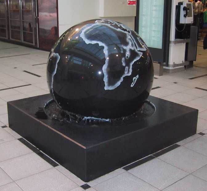 Ball Water Feature Fountain Floating Sphere Globe Click To View Full Size Photo