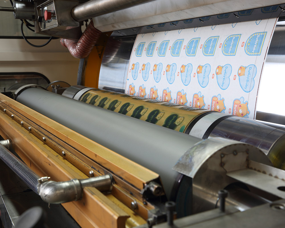 6 color CI Flexo Printing machine For Plastic Film/diaper printer, Buy