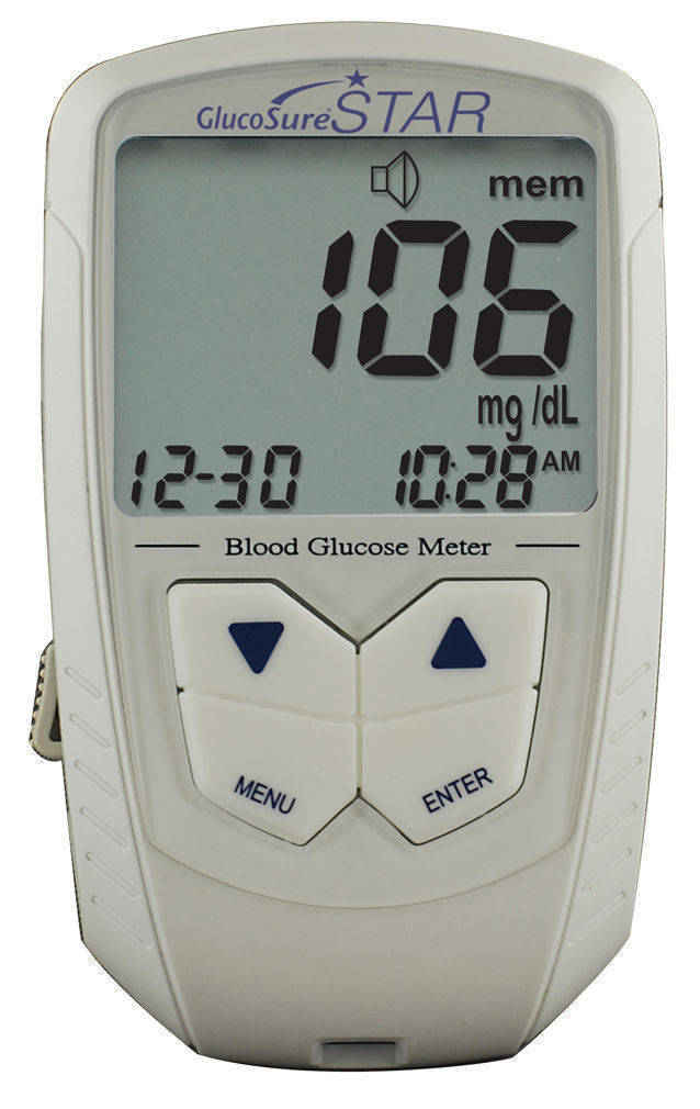 glucosure star blood glucose meter