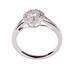 Fashion jewelry, 18k gold diamond ring, wedding ring
