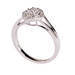 Fashion jewelry, 18k gold diamond ring, wedding ring