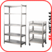 Slotted angle shelving and stainless steel boltless shelvings