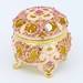 Hot sell small cute classic antique metal jewelry box (QF2708) 