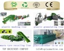 Plastic PE PP film PET bottle washing recycling granulating  machinery