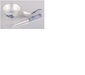 Silver Blue and white dishes spoon