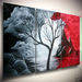 Modern Abstract Huge Canvas art Oil Painting 16x32x3p