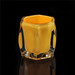 Sprayed color round votive glass candle holder wholesale