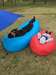 Inflatable Air Lounger for land, pool and sand beach