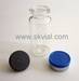 10ml glass vial with rubber stopper and flip off seal cap