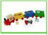 Wooden toys-railway train set
