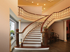 Solid wood stairs