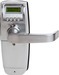 Biometric and PIN Handle Lock Satin Chrome