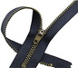 Garment Accessories Brass zipper with polished slider, C/E