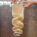 1-2-5 Pieces/Lot 613 Body Wave Closure Transparent Blonde Lace Clo