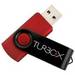 Turbo-X Buddy Metallic Red 4GB Usb Stick 2.0