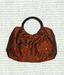 Silk hand embroidery handbag