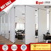 Acoustic movable partition wall interior