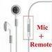Headset headphone earphone for apple with remote and mic