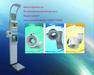 Ultrasonic multifuctional coin operated heightBMI weighing body scale