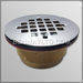 Floor Drain Cleanout Plug Bronze Fitting Sink Drain