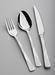 Stainless steel spoons forks knives