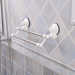 Bathroom Suction Cup Towel Rack Stainless Steel Towel Holder