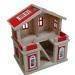 Wooden doll house toy