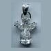 Sterling silver Angel pendant w. CZ