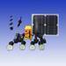 Solar home light with 4pcs lamps and mobile charger