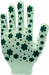 Cotton liner crinkle latex coated gloves