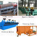 Shaking table shaking bed ore separator mineral concentrator dressing