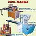Packaging machine on-edge, complet snack line, biscuit, cup cake
