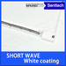 Short wave infrared heating lamp with golden coating