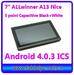 Allwinner A13 tablet pc Android 4.0.3 4G/512MB built in Wifi G sensor