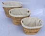 Water hyacinth Basket set of 3
