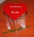 Heart Shape Acrylic Donation Boxes with Lock