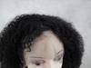 Human hair full lace wig 16INCH Afro curl