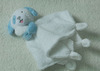 Plush stuffed animal head comforter blanket, security blanket, birth/Chr
