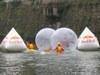 Water ball, walk on water ball, sealed inflatable zipper ball