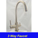 Luxury 3 WAY Faucet Kitchen Mixer TAP Pure Water Filter
