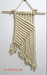 Cotton macrame wall hanging curtain