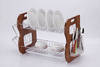 Square dish rack/drainer, plate rack/holder, kitchen rack