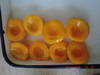 Canned apricots