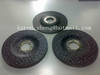 Fiberglass bottoms for flap disc