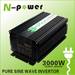 3000W Pure Sine Wave DC12V or 24V 48V 96V to AC110V 220VAC Power Inver