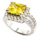 925 Silver Crystals Ring for Women