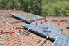 Rail-free Ballasted Roof Solar Mounting System, solar structure, hook