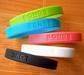 Wristband, bracelet, footbag (hacky sack) promotion items,